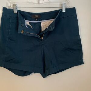 J. Crew chino blue shorts size 10